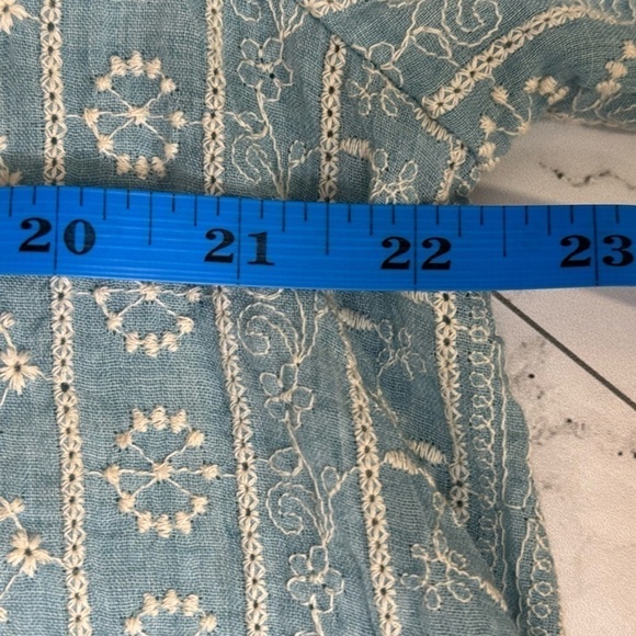 Zara Belted Embroidered Dress - Effortless Style with Bohemian Flair - Picture 11 of 11